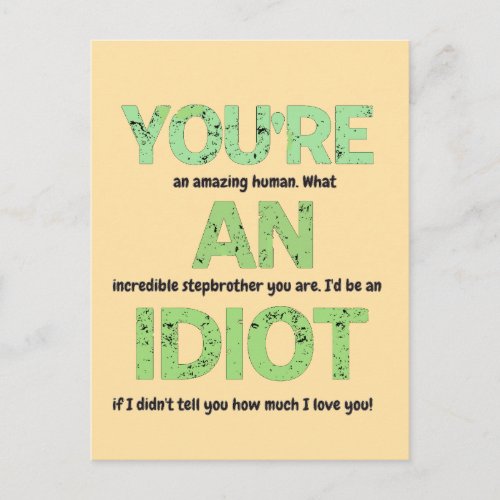 Stepbrother, You're an Amazing Human Gift