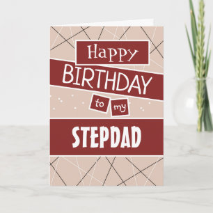 Stepdad Birthday Card