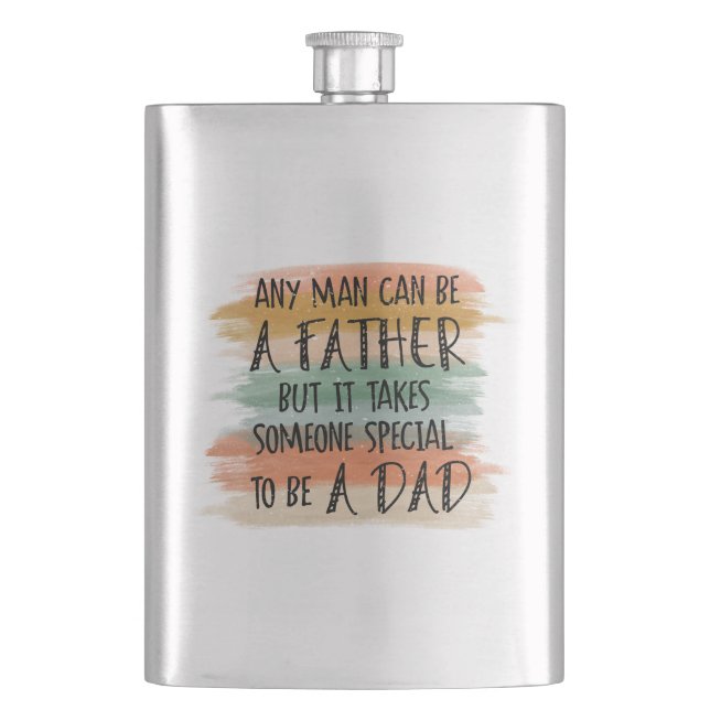 Stepdad Father's Day Gift | Special Dad Flask (Front)