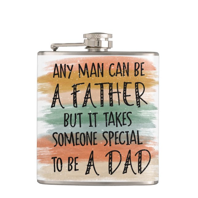 Stepdad Father's Day Gift | Special Dad Flask (Front)