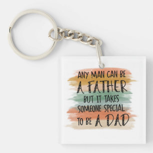 Stepdad Father's Day Gift Special Dad Keychain