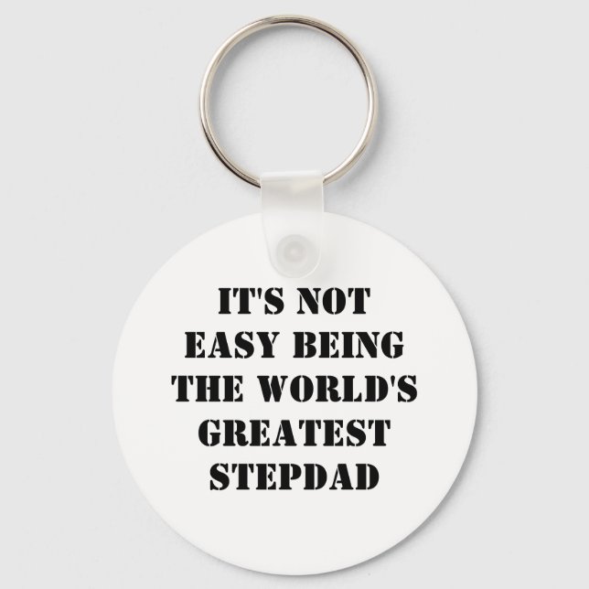 Stepdad Keychain (Front)