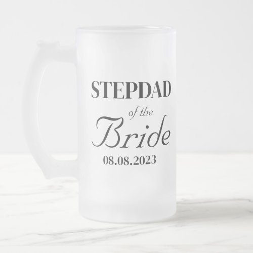 Stepdad of the Bride Pint Beer Mug