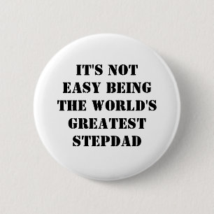 Stepdad Pinback Button