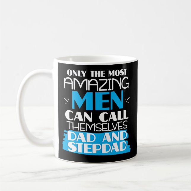 Stepdad Step Dad Father Coffee Mug Fathers Day (Left)