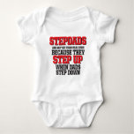 Stepdads Step Up Baby Bodysuit at Zazzle