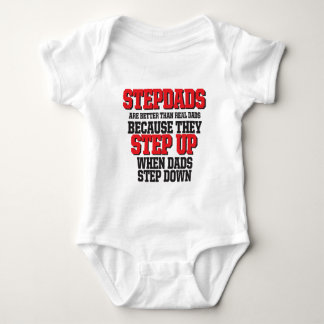 Stepdads step up baby bodysuit