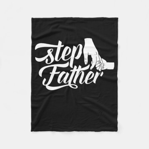 Stepfather Sayings Step Dad Fathers Day Stepdad  Fleece Blanket