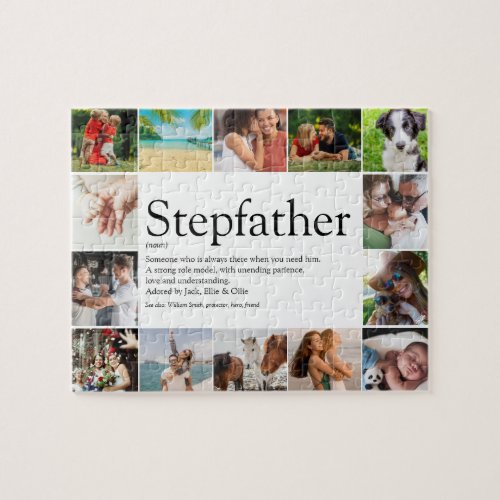 Stepfather Stepdad Definition 14 Photo Fun Jigsaw Puzzle