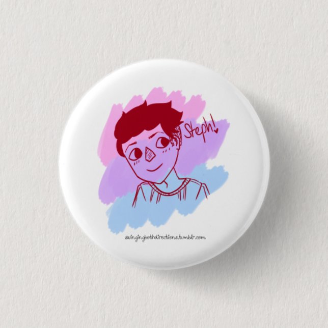 Steph Badge Button (Front)