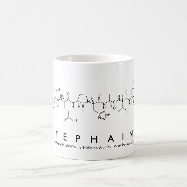 Stephaine peptide name mug (Center)