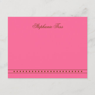 Stephanie Tess Bat Mitzvah Invitation Thank You