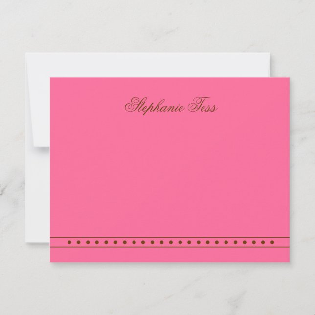 Stephanie Tess Bat Mitzvah Invitation Thank You (Front)
