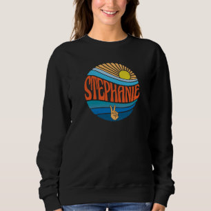 Stephanie Vintage Sunset Stephanie Groovy Tie Dye Sweatshirt