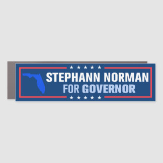 Stephann Norman for Florida Governor Bumper Car Magnet