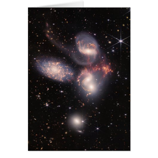 Stephan's Quintet 5 Galaxies Deep Field James Webb (Front)