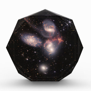 Stephan's Quintet 5 Galaxies Deep Field James Webb Acrylic Award