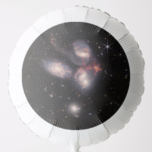 Stephan's Quintet 5 Galaxies Deep Field James Webb Balloon