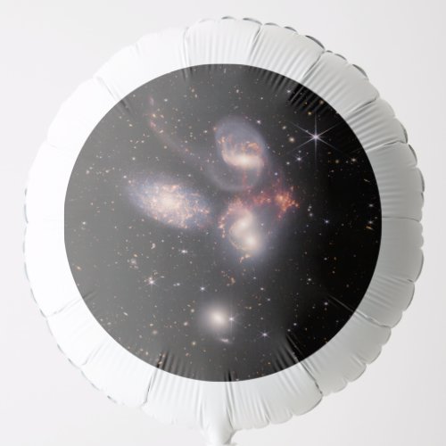 Stephans Quintet 5 Galaxies Deep Field James Webb Balloon