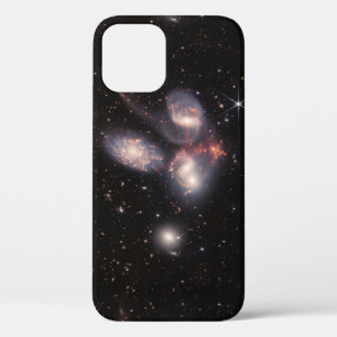 Stephan's Quintet 5 Galaxies Deep Field James Webb iPhone 12 Case