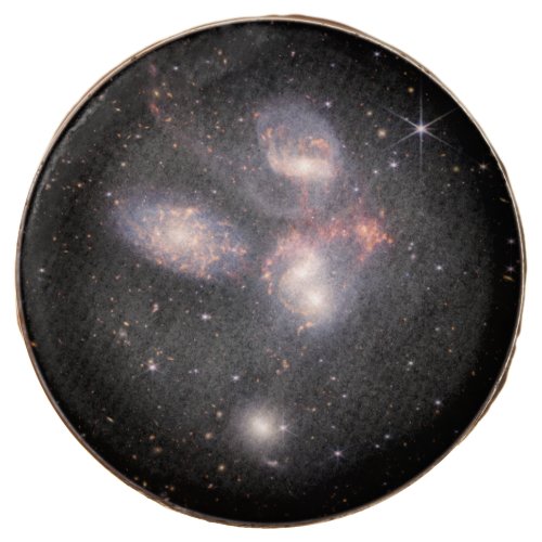 Stephans Quintet 5 Galaxies Deep Field James Webb Chocolate Covered Oreo