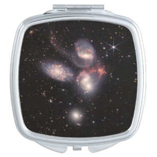 Stephan's Quintet 5 Galaxies Deep Field James Webb Compact Mirror