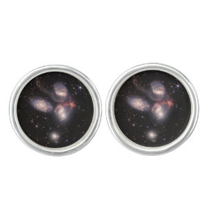 Stephan's Quintet 5 Galaxies Deep Field James Webb Cufflinks