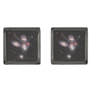 Stephan's Quintet 5 Galaxies Deep Field James Webb Cufflinks