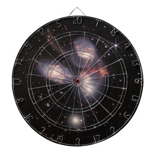 Stephans Quintet 5 Galaxies Deep Field James Webb Dart Board