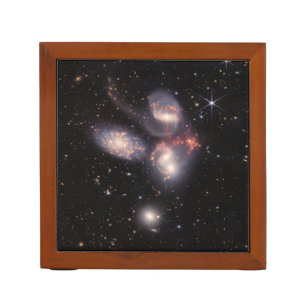 Stephan's Quintet 5 Galaxies Deep Field James Webb Desk Organizer