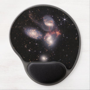 Stephan's Quintet 5 Galaxies Deep Field James Webb Gel Mouse Pad