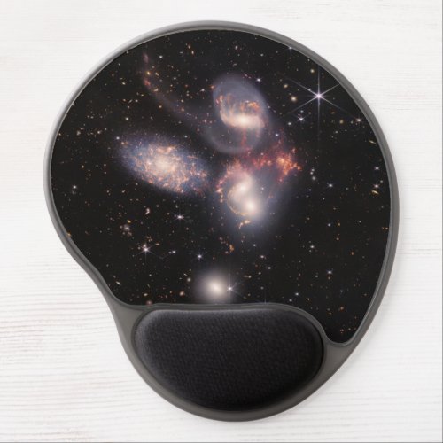 Stephans Quintet 5 Galaxies Deep Field James Webb Gel Mouse Pad