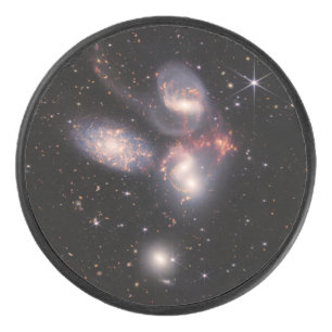 Stephan's Quintet 5 Galaxies Deep Field James Webb Hockey Puck