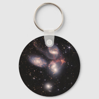 Stephan's Quintet 5 Galaxies Deep Field James Webb Keychain