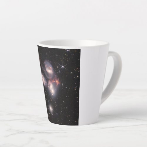 Stephans Quintet 5 Galaxies Deep Field James Webb Latte Mug