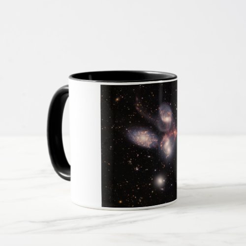 Stephans Quintet 5 Galaxies Deep Field James Webb Mug