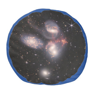 Stephan's Quintet 5 Galaxies Deep Field James Webb Pouf
