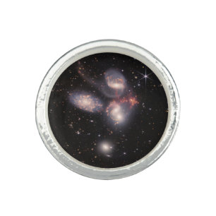 Stephan's Quintet 5 Galaxies Deep Field James Webb Ring