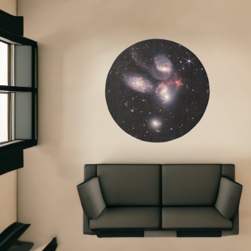 Stephans Quintet 5 Galaxies Deep Field James Webb Rug