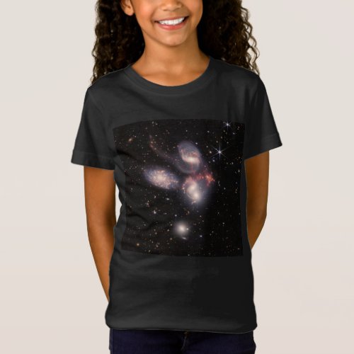 Stephans Quintet 5 Galaxies Deep Field James Webb T_Shirt