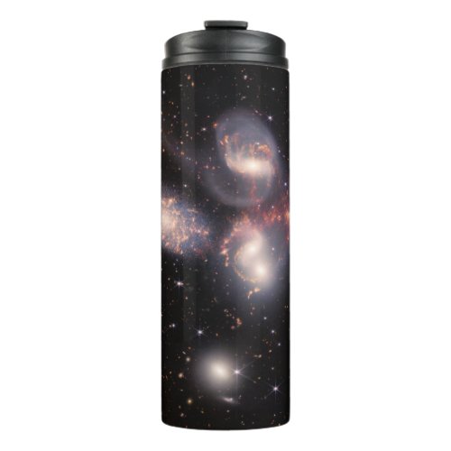 Stephans Quintet 5 Galaxies Deep Field James Webb Thermal Tumbler