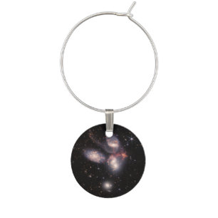 Stephan's Quintet 5 Galaxies Deep Field James Webb Wine Charm