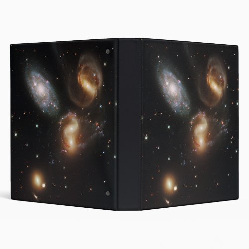 Stephans Quintet A Galaxy Galactic Wreckage 3 Ring Binder