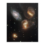Stephan&#39;s Quintet: A Galaxy Galactic Wreckage Acrylic Print