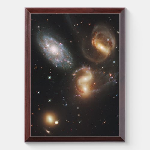 Stephans Quintet A Galaxy Galactic Wreckage Award Plaque