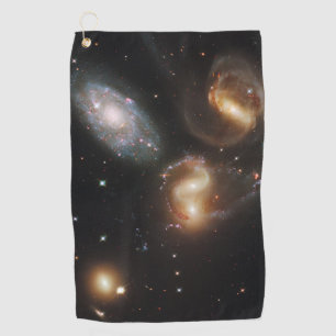 Stephan's Quintet: A Galaxy Galactic Wreckage Golf Towel