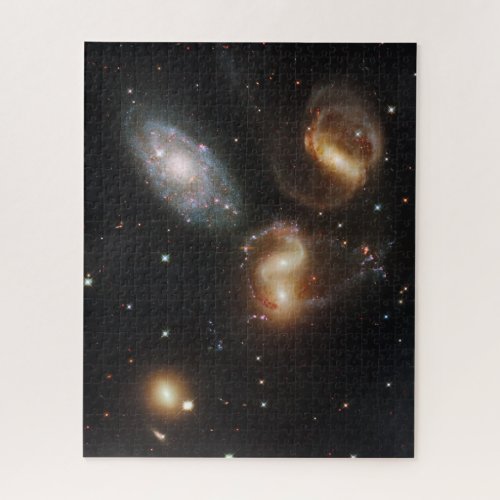 Stephans Quintet A Galaxy Galactic Wreckage Jigsaw Puzzle