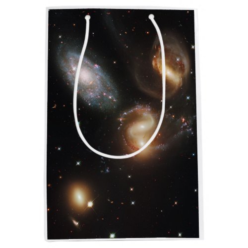 Stephans Quintet A Galaxy Galactic Wreckage Medium Gift Bag