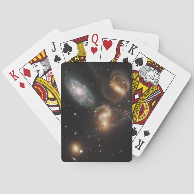 Stephan's Quintet: A Galaxy Galactic Wreckage Poker Cards (Back)
