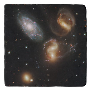 Stephan's Quintet: A Galaxy Galactic Wreckage Trivet